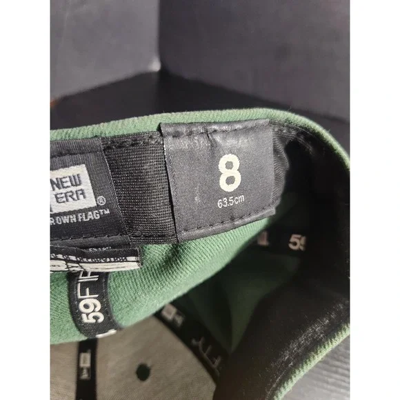 New Era Green Bay Packers NFL 59FIFTY Fitted Hat Size 8 - Picture 6 of 7